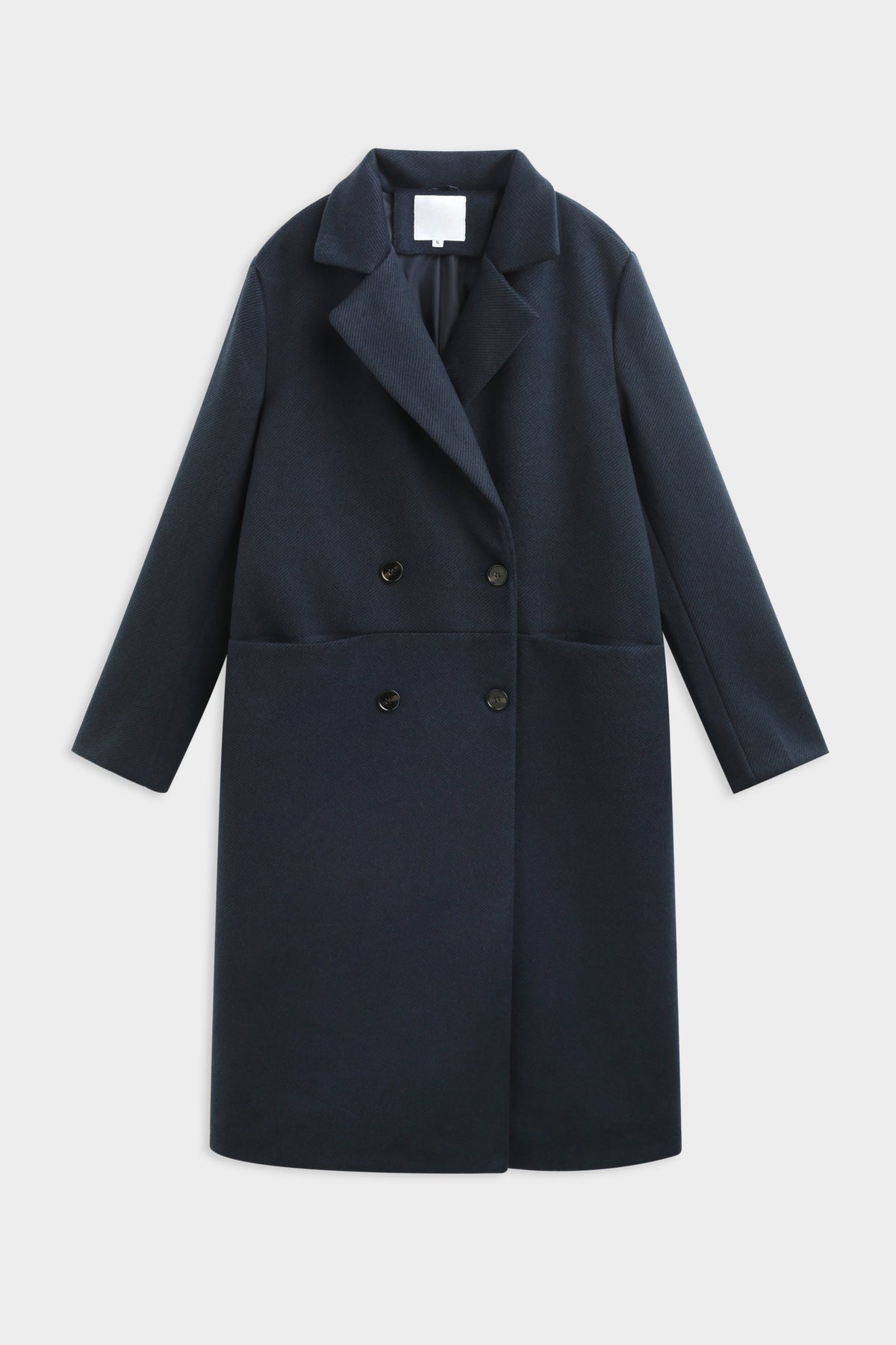 Moteriškas ilgas paltas MIGUEL Tamsiai mėlyna