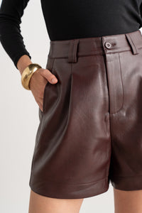 Moteriški eko odos šortai ELISE Bordo