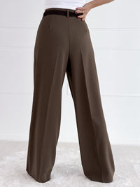 Moteriškos klasikinės kelnės THEODOSIA Ruda
