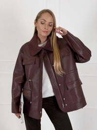 Moteriška eko odos striukė ELISEY Bordo