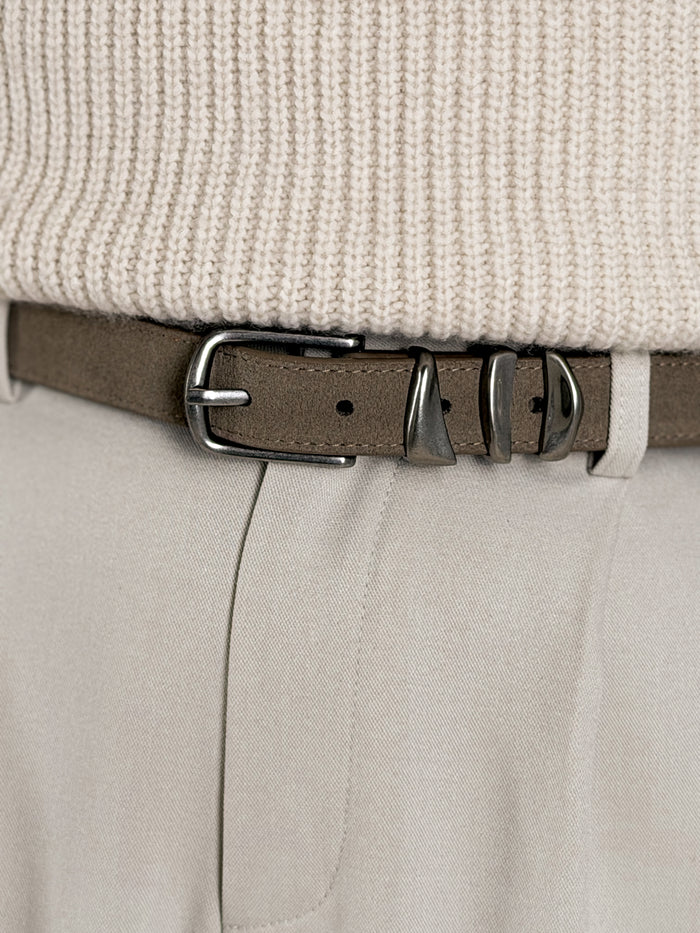 Natūralios odos moteriškas diržas VESPER Kreminė