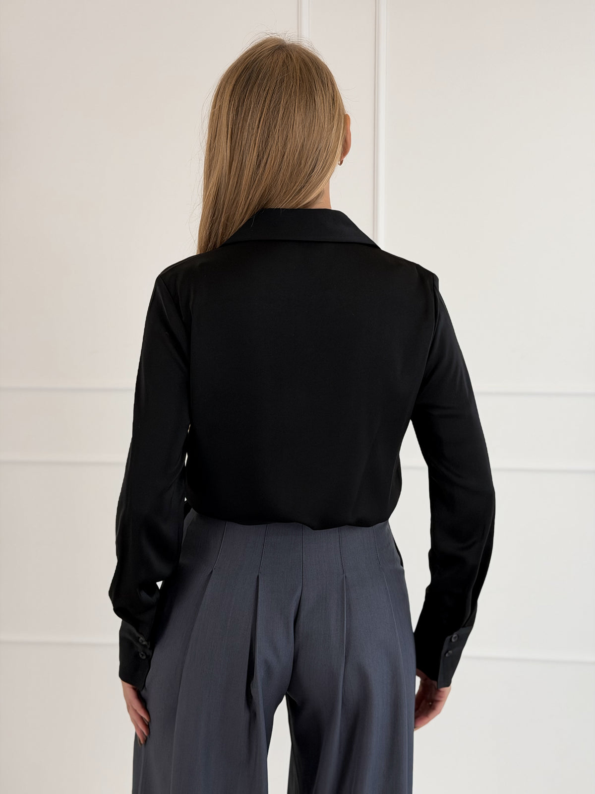 Moteriški marškiniai DWIGHT Juoda