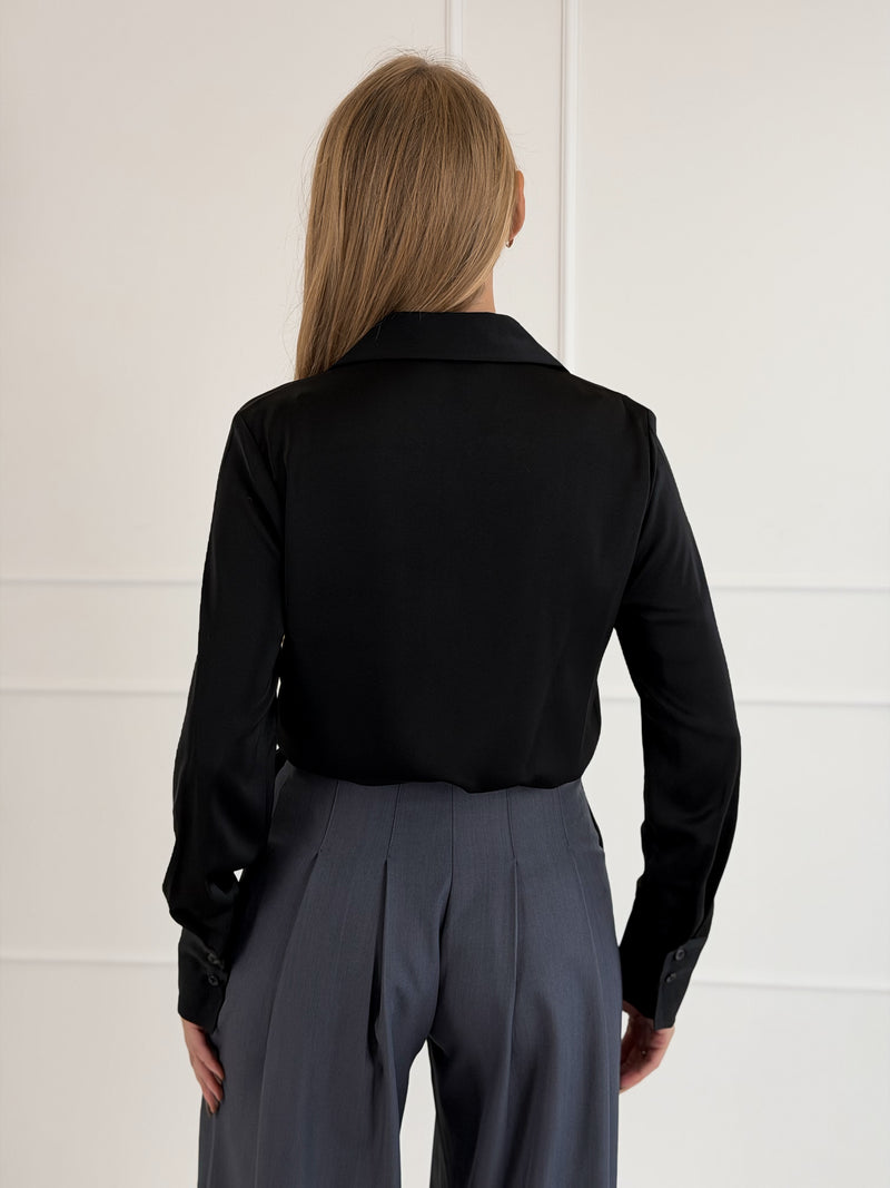 Moteriški marškiniai DWIGHT Juoda