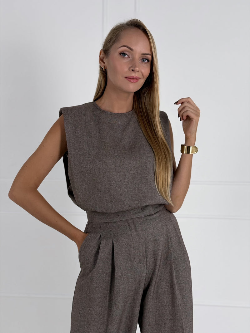 Moteriška puošni palaidinė JULIETA Ruda