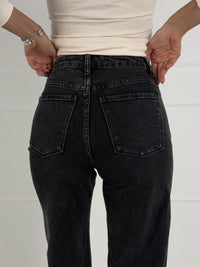 STRAIGHT STRETCH FULL LENGTH modelio moteriški džinsai NOTHA Juoda