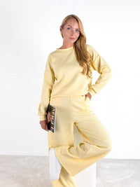 Moteriškas laisvalaikio kostiumėlis ELLIE Geltona