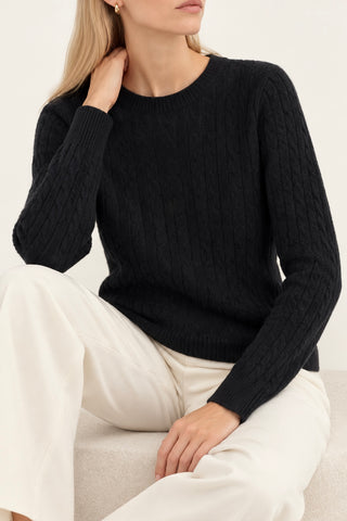 Megztinis HARRIET Juoda