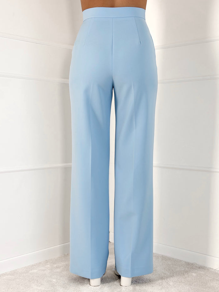 Moteriškos klasikinės kelnės DIYA Žydra