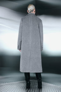 Moteriškas ilgas paltas MIGUEL Pilka