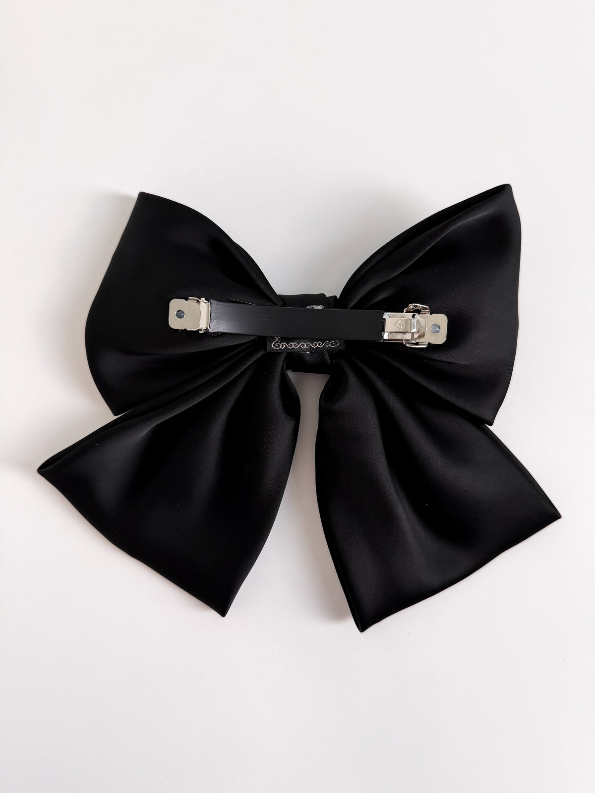 Plaukų segtukas kaspinas SATIN Juoda