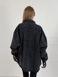 Moteriški džinsiniai marškiniai DUTTON Pilka