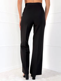 Moteriškos klasikinės kelnės DIYA Juoda