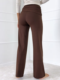 Moteriškos laisvalaikio kelnės MILLER Tamsiai ruda