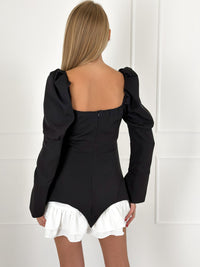 Moteriška trumpa suknelė KELSEY Juoda