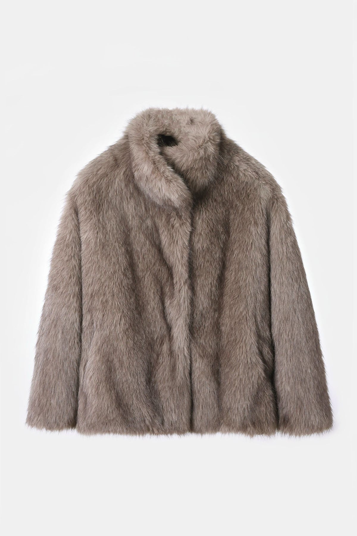 Moteriški trumpi kailiniai RAMMIE Kapučino