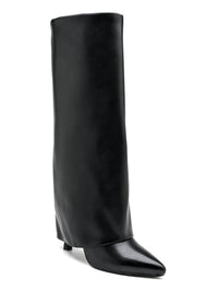 Moteriški dirbtinės odos ilgaauliai MANDO Juoda