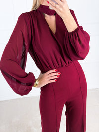 Moteriškas itališkas kombinezonas VALENTE Bordo