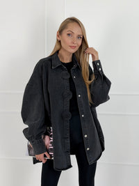 Moteriški džinsiniai marškiniai DUTTON Pilka