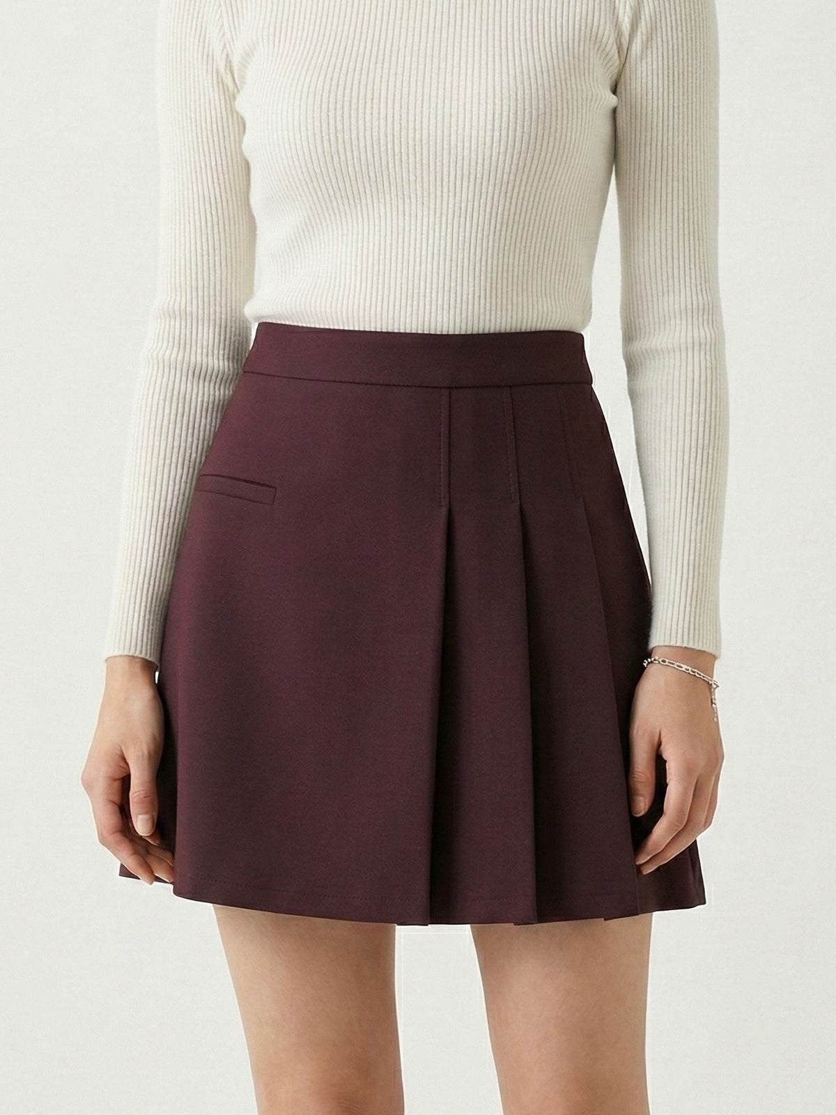 Moteriški sijonšorčiai ENRICO Bordo