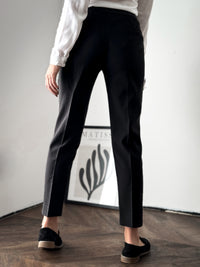 Moteriškos klasikinės kelnės WILLIAM Juoda