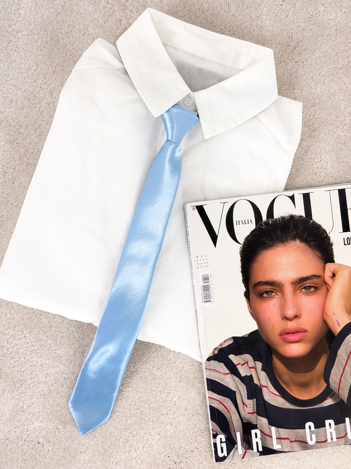 Moteriškas kaklaraištis ELEGANT Mėlyna