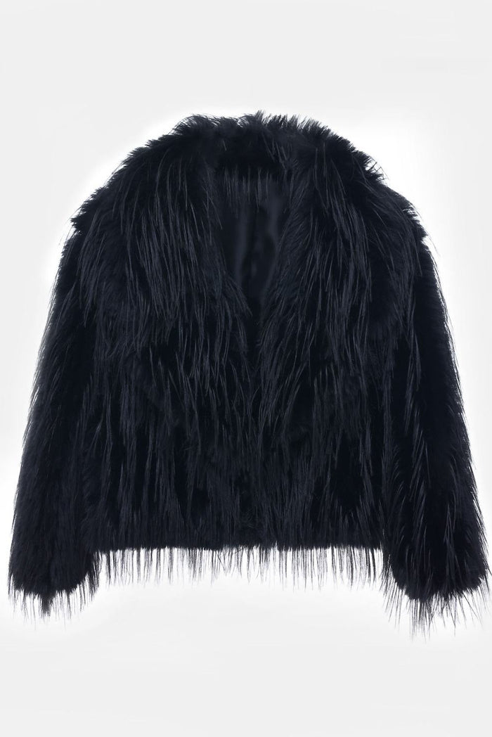 Moteriški trumpi kailiniai GLORY Juoda