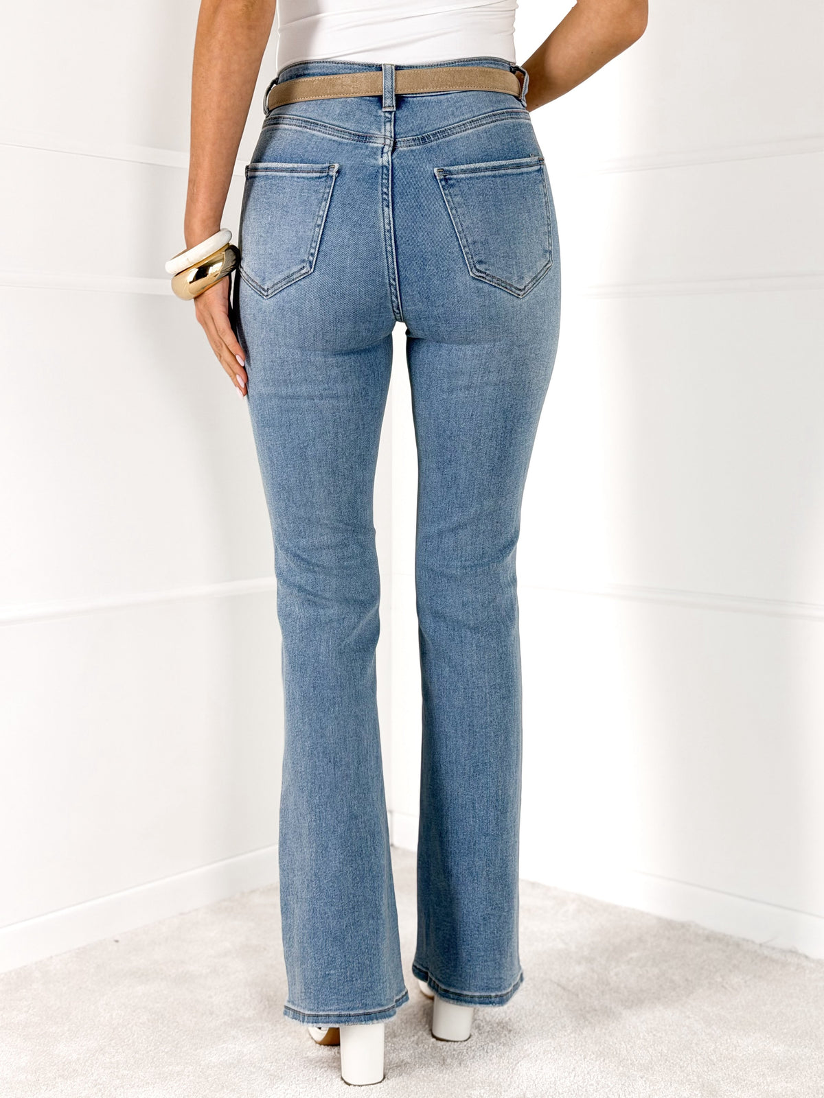 FLARE FIT modelio moteriški džinsai NOXTON Šviesiai mėlyna