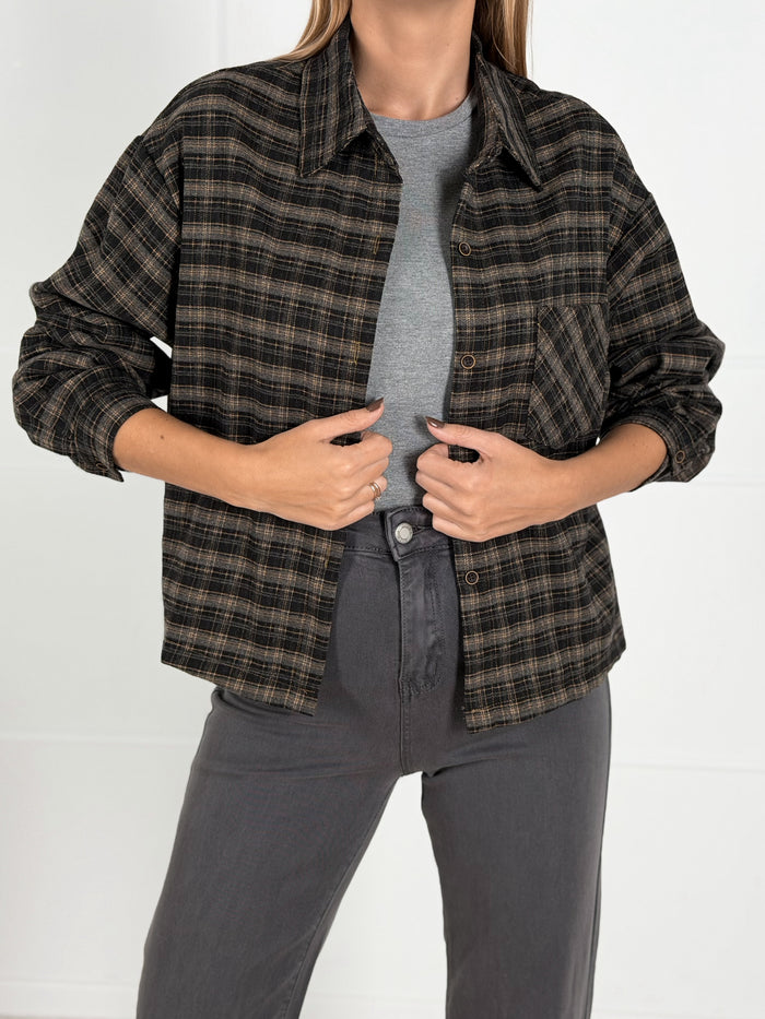 Moteriški trumpi languoti marškiniai MABEL Ruda