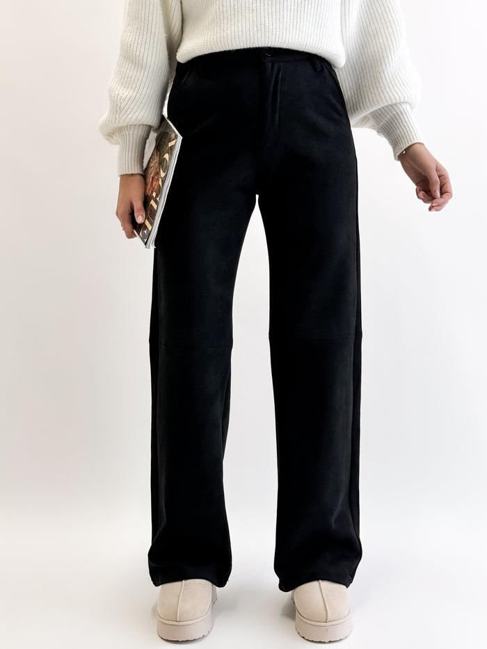 Moteriškos WIDE LEG kelnės ITSUKI Juoda