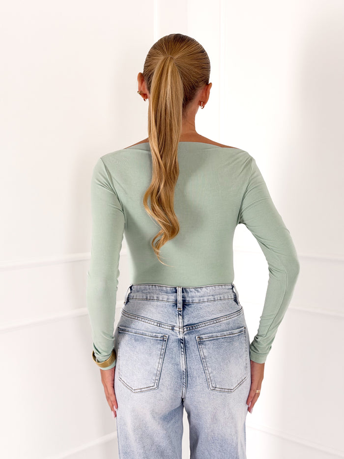 Moteriška medvilninė palaidinė ABIGAIL Mėtinė