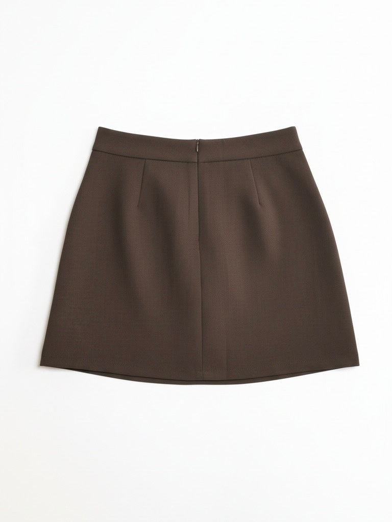 Moteriški sijonšorčiai ENRICO Tamsiai ruda