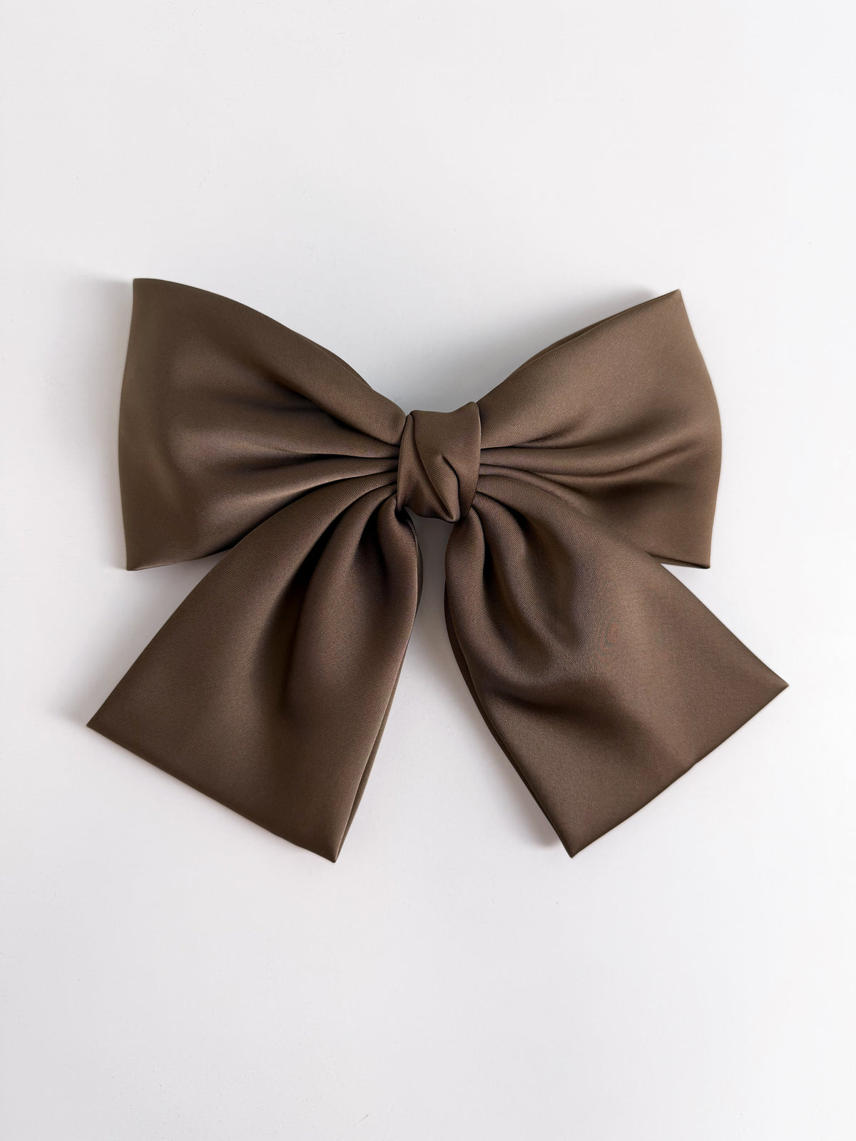 Plaukų segtukas kaspinas SATIN Kapučino