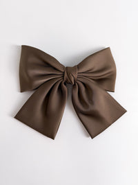 Plaukų segtukas kaspinas SATIN Kapučino