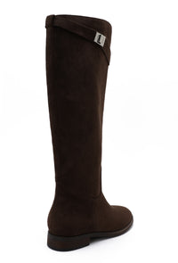 Moteriški dirbtinės odos ilgaauliai BANKS Ruda