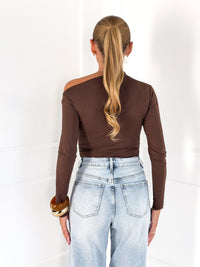 Moteriška palaidinė EMELINA Tamsiai ruda