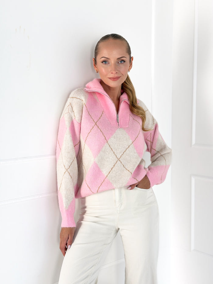 Moteriškas megztinis su vilna PAYSON Rožinė