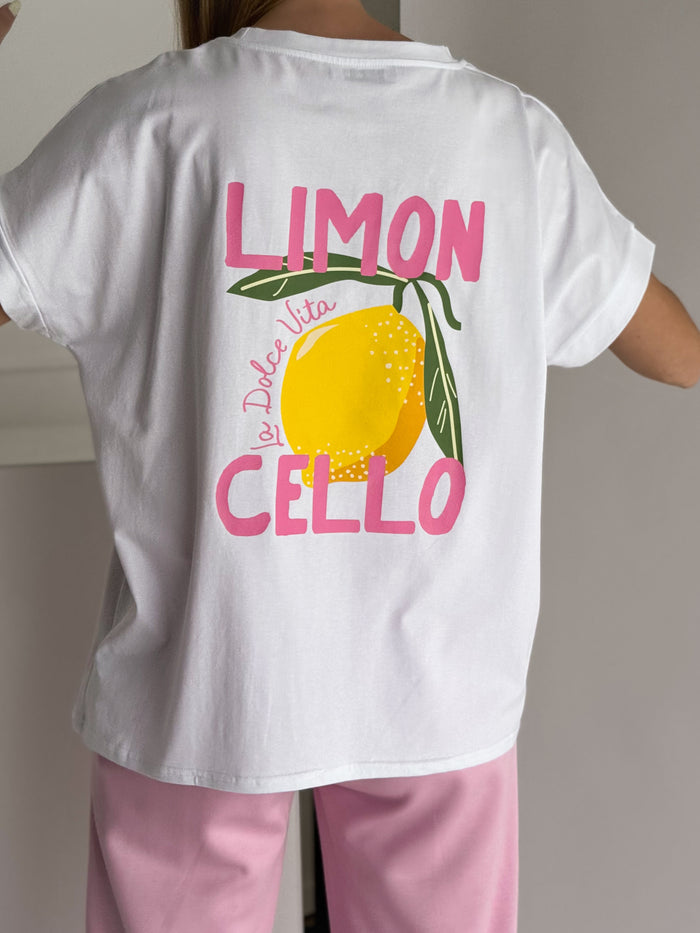 Moteriški marškinėliai LIMONCELLO Balta