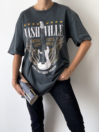 Moteriški turkiški medvilniniai marškinėliai NASHVILLE