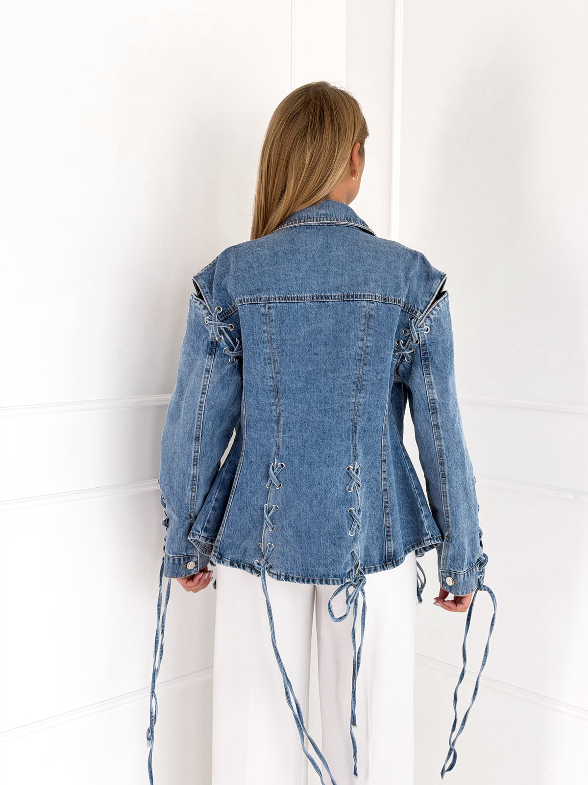 Moteriški džinsiniai marškiniai SHADE Mėlyna