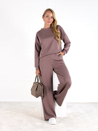 Moteriškas laisvalaikio kostiumėlis ELLIE Ruda