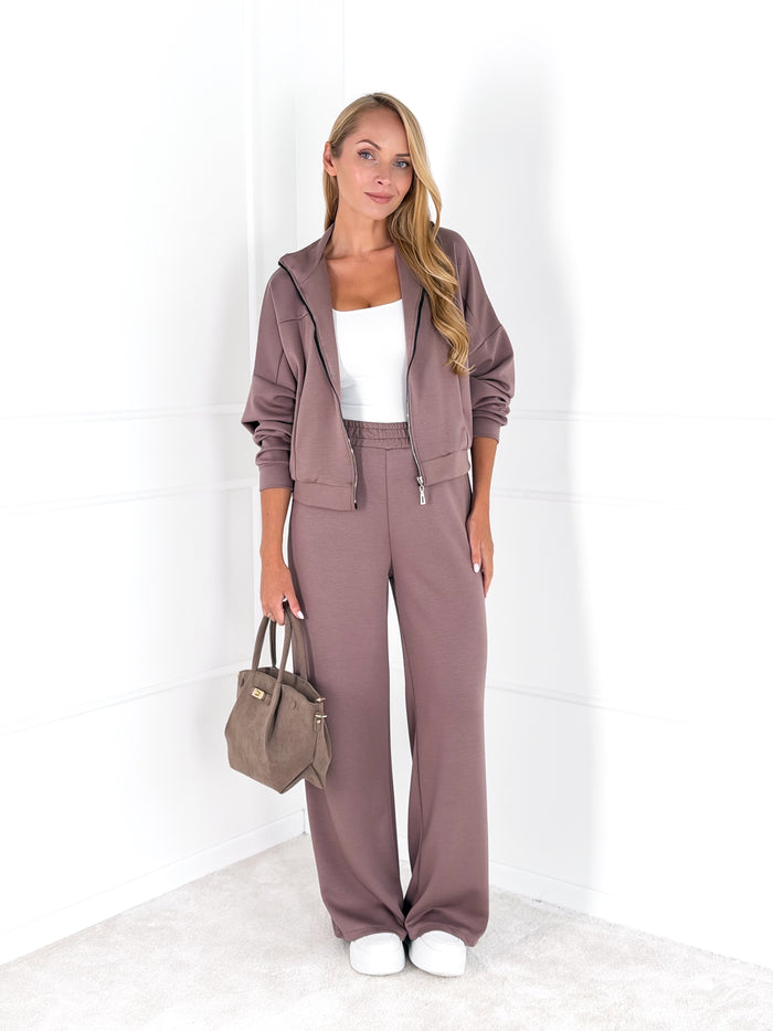 Moteriškas laisvalaikio kostiumėlis MARTHA Ruda