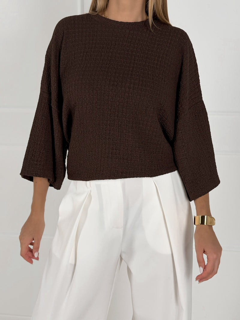 Moteriška palaidinė BENJAMIN Tamsiai ruda