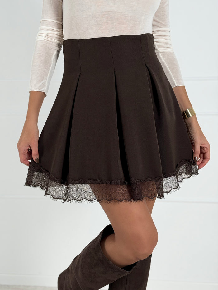 Moteriškas itališkas sijonas LIZBETH Ruda