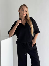 Moteriškas dviejų dalių kostiumėlis CELINE Juoda