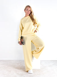 Moteriškas laisvalaikio kostiumėlis ELLIE Geltona
