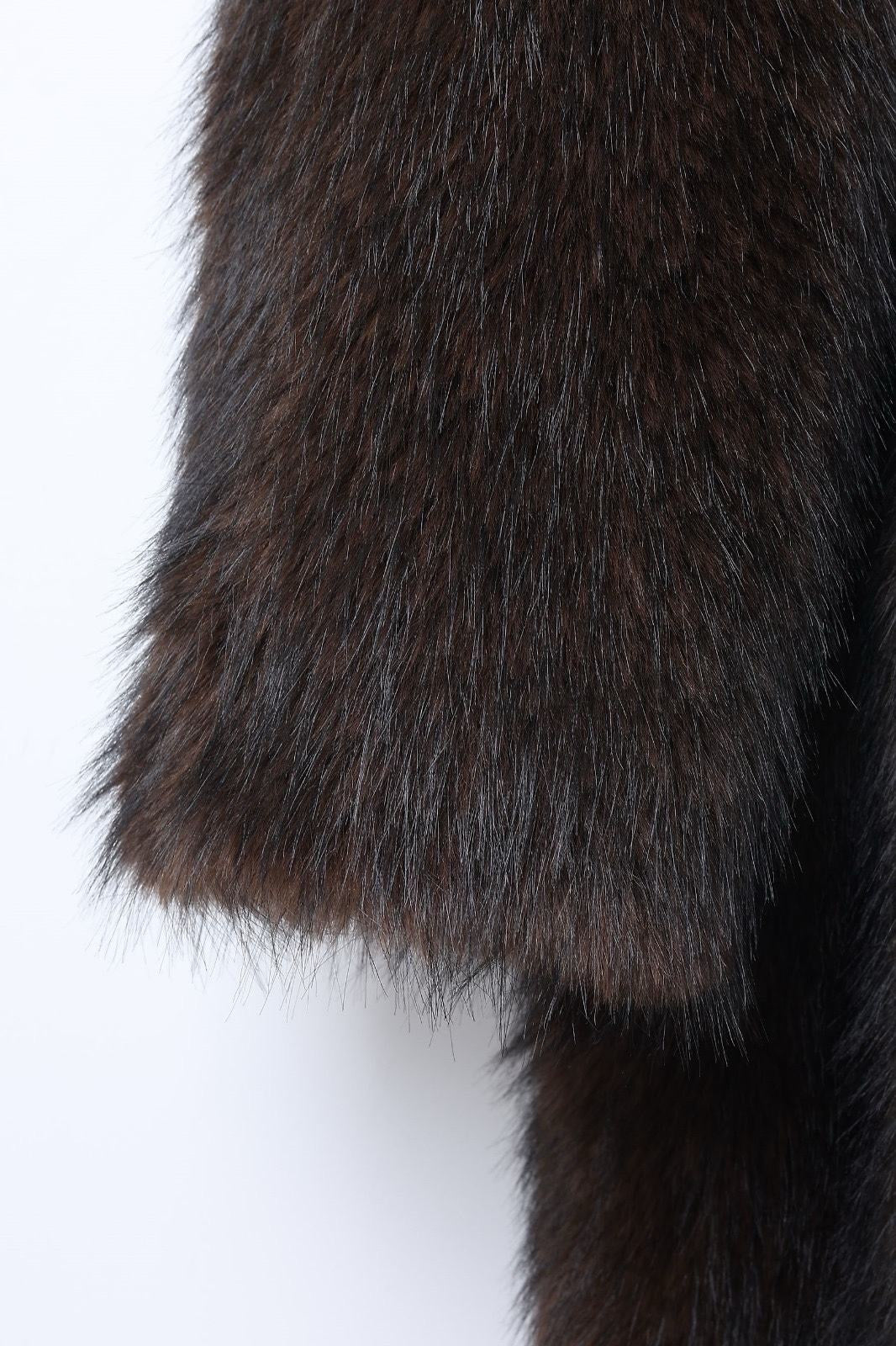 Moteriški ilgi kailiniai ALASKA Tamsiai ruda