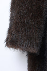 Moteriški ilgi kailiniai ALASKA Tamsiai ruda