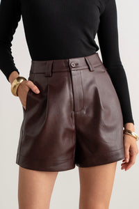 Moteriški eko odos šortai ELISE Bordo