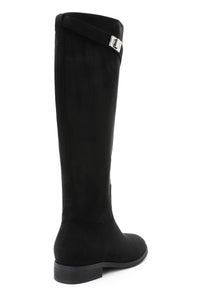 Moteriški dirbtinės odos ilgaauliai BANKS Juoda