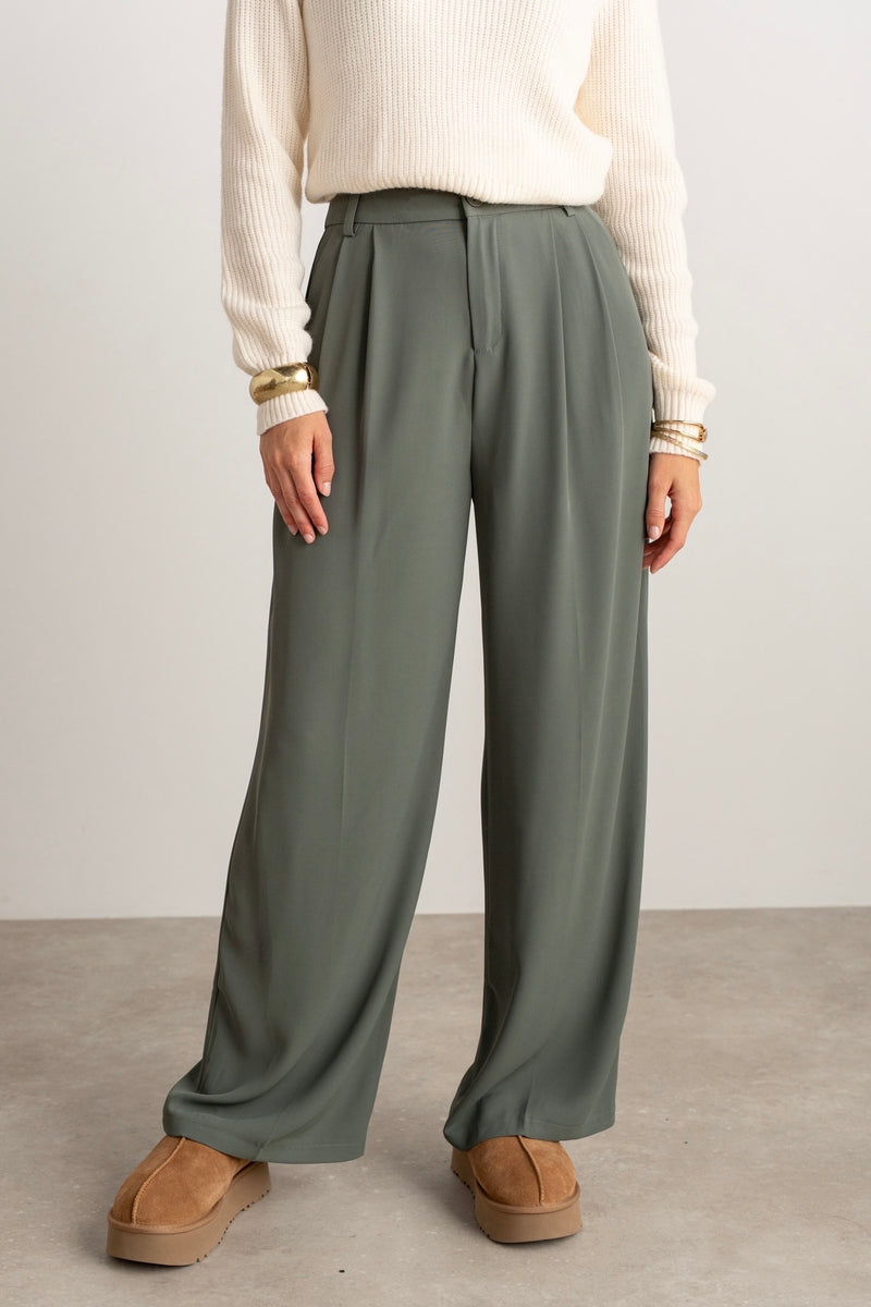 Moteriškos klasikinės kelnės VEGAS Chaki